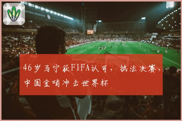 46岁马宁获FIFA认可，执法决赛，中国金哨冲击世界杯